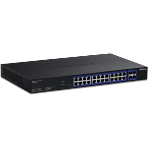 TRENDnet TEG-3284WS 28-Port Managed Multi-Gig Ethernet Switch, 2x 10G SFP+ ports, rack mountable